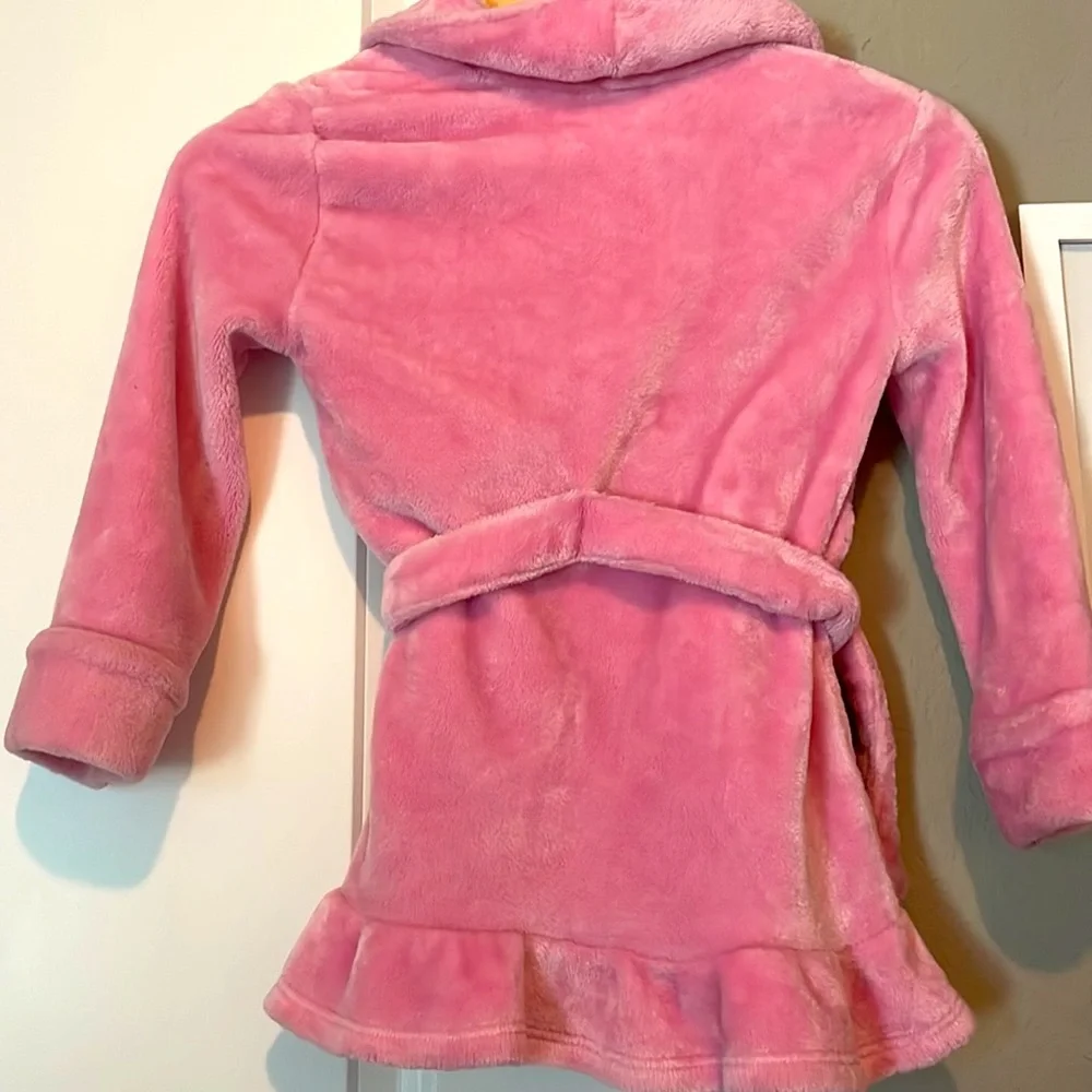 Dreamlife Fluffy Pink Ruffle Robe Size 5 - Picture 4 of 4